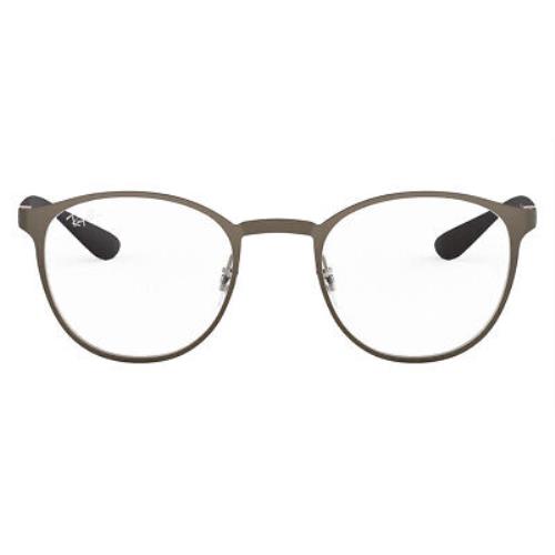 Ray-ban 0RX6355 Eyeglasses RX Unisex Silver Oval 50mm - Frame: Silver, Lens: , Model: