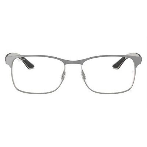 Ray-ban 0RX8416 Eyeglasses RX Unisex Silver Square 55mm