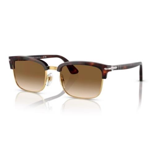 Persol 0PO3327S 24/51 Havana/brown Rectangular 56mm Men`s Sunglasses