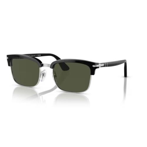 Persol 0PO3327S 95/31 Black/green Rectangular 54mm Men`s Sunglasses