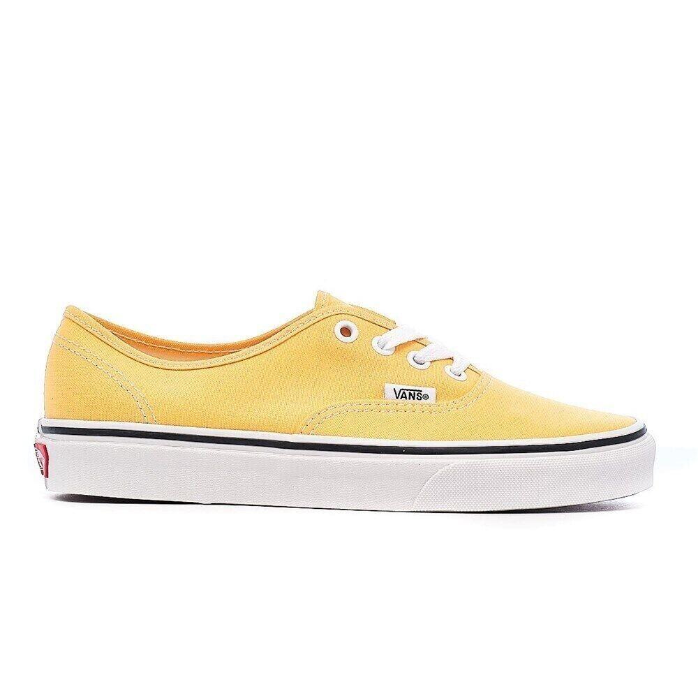 Vans Yellow Flax True White Lace Up Canvas Skate Shoes VN0A5KRDAVL1