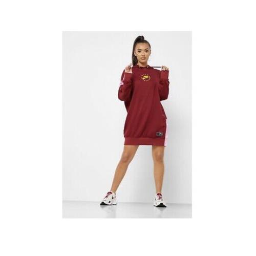 Nike Women`s Sportswear Hoodie Dress Medium