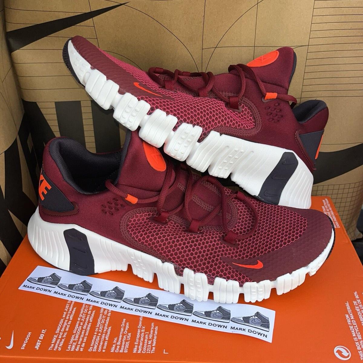 Nike Free Metcon 4 Crossfit Team Red Cave Purple Men s Size 13 CT3886-601