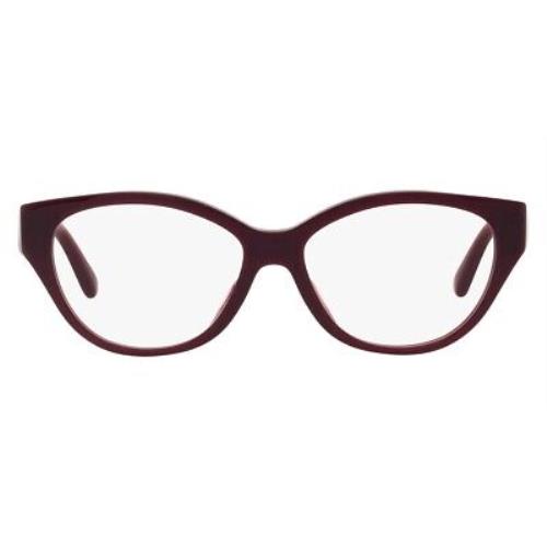 Tory Burch TY2123U Eyeglasses Women Oxblood Irregular 51mm
