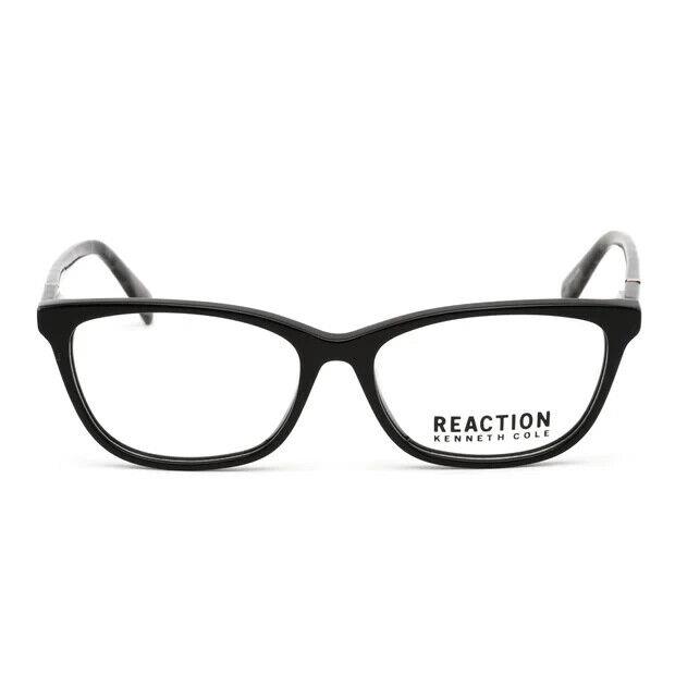 Kenneth Cole Reaction KC0849 001 Cat Eye Shiny Black Eyeglasses