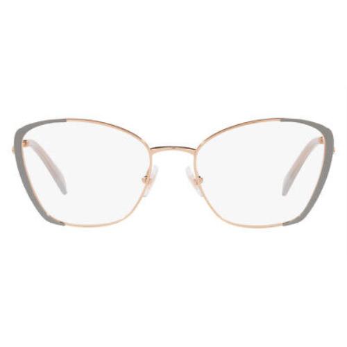 Miu Miu 0MU 51UV Eyeglasses Women Blue Oval 54mm