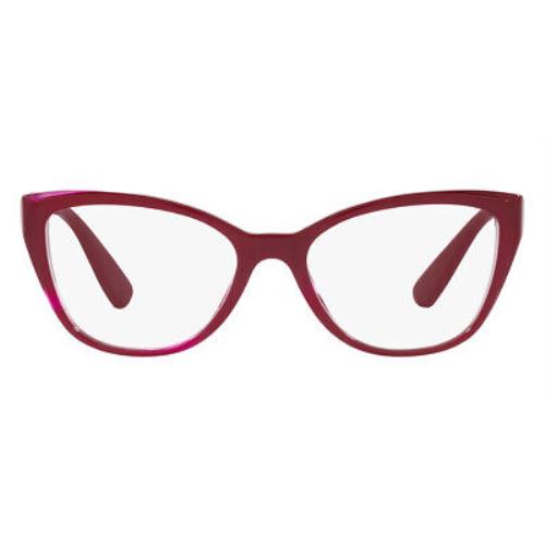 Miu Miu Core Collection MU 04SV Eyeglasses Bordeaux 52mm