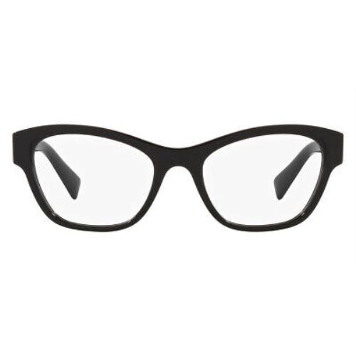 Miu Miu MU 08TV Eyeglasses RX Women Black Square 52mm