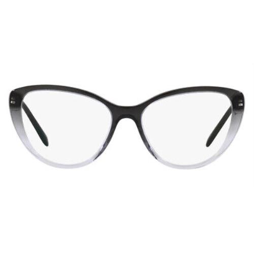 Miu Miu MU 02SV Eyeglasses Women Black Cat Eye 53mm