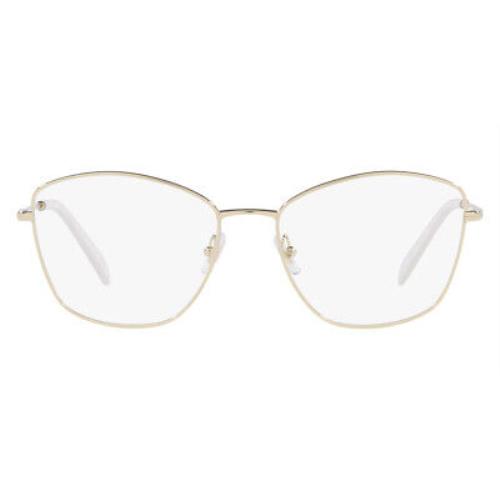 Miu Miu MU 52UV Eyeglasses RX Women Pale Gold Butterfly 56mm