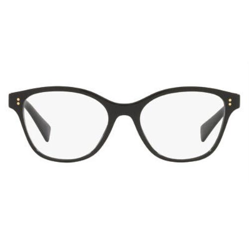 Miu Miu 0MU 02UV Eyeglasses RX Women Black Square 54mm