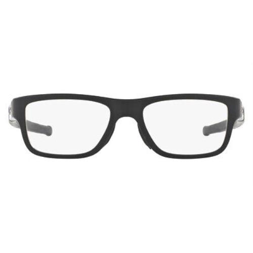 Oakley OX8091 Eyeglasses Men Black Rectangle 55mm