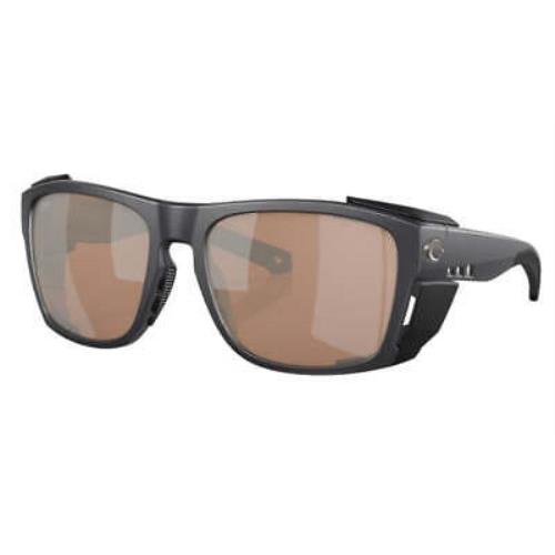 Costa Sunglasses-king Tide 8-Black Pearl W/copper Silver Mirror-58
