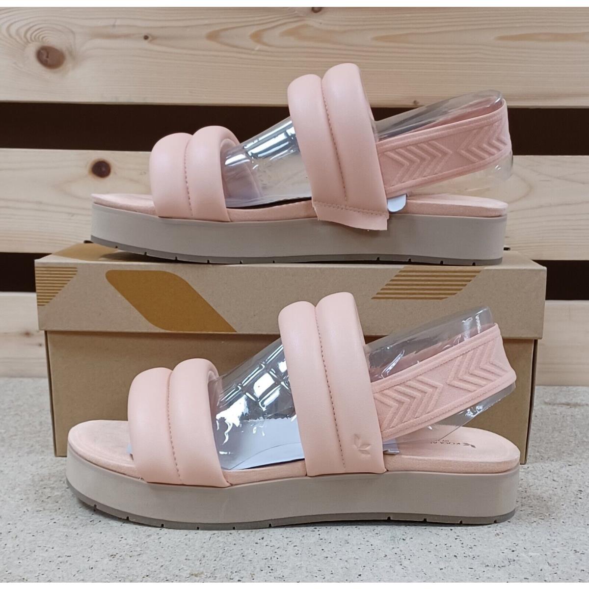 Koolaburra by Ugg W Anida Double Strap Platform Sandals Shoes Sz 10.5 Peach