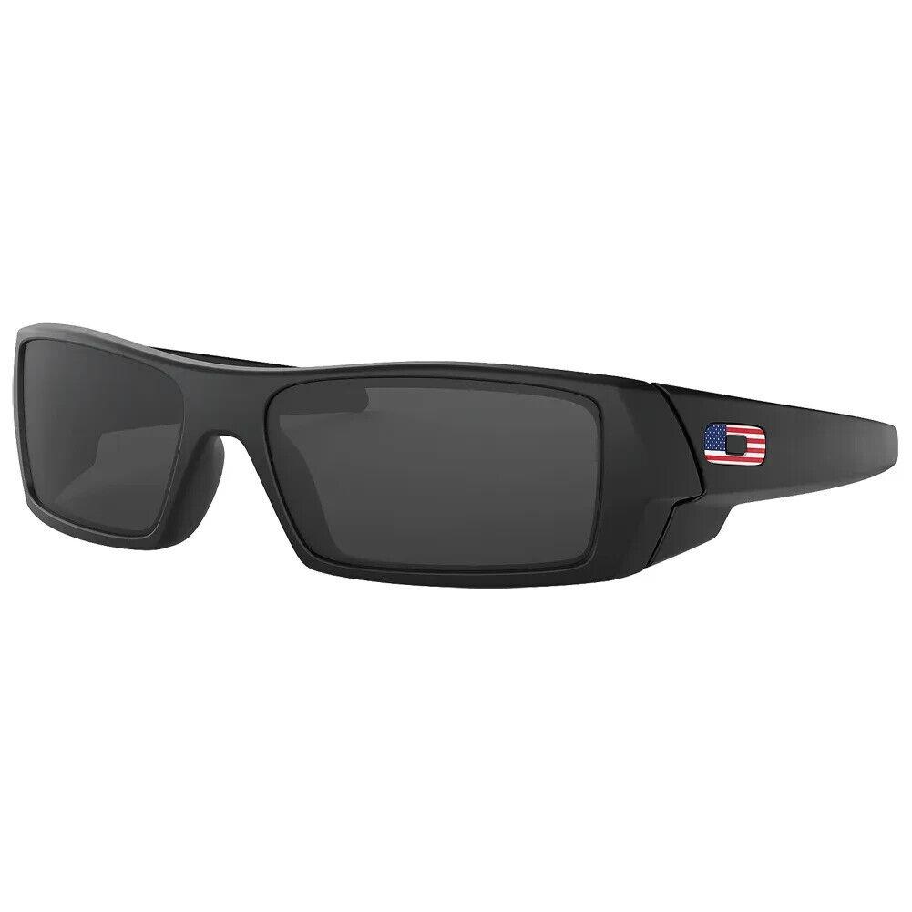 Oakley SI Gascan Sunglasses 11-192 Matte Black Frame W/ Grey Lens Usa Flag - Frame: Matte Black, Lens: GREY