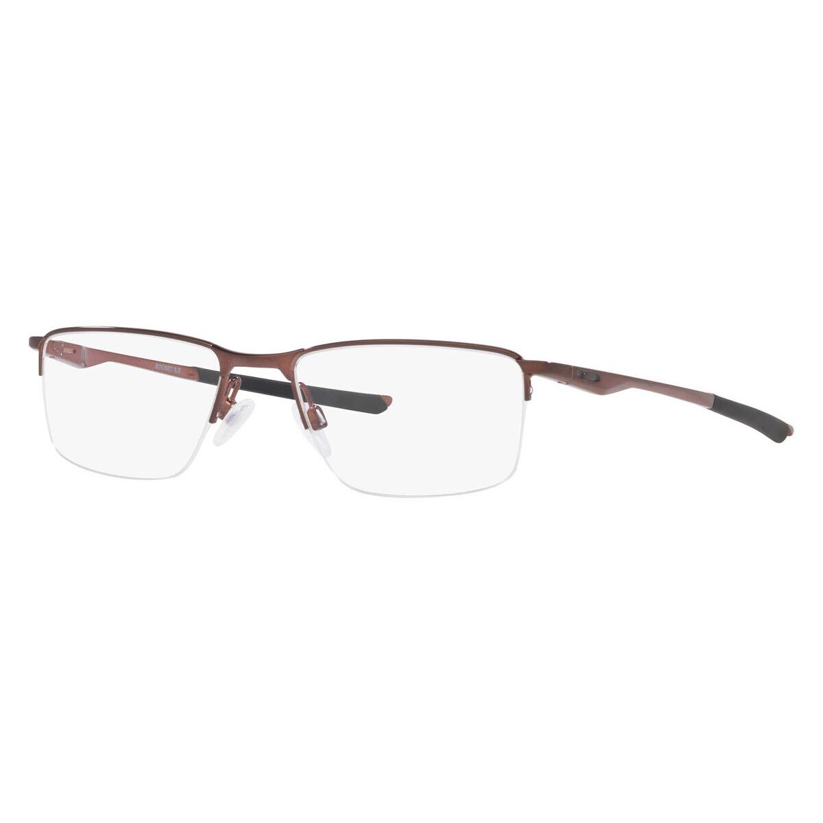 Oakley Socket 5.5 OX3218 Eyeglasses Brushed Grenache 56mm - Frame: , Lens: