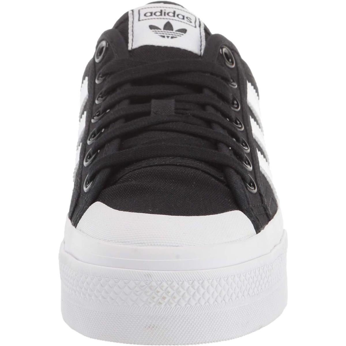 Adidas Women`s Nizza Platform Sneaker - Black/White/White