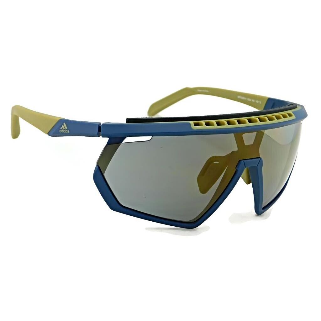 Adidas Sport Sunglasses SP0029-H 92G Blue / Gold Mirrored Lens