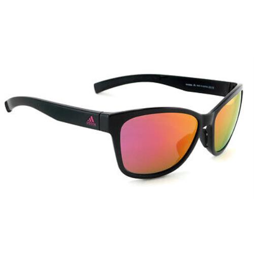Adidas Excalate Sunglasses Shiny Black / Purple Mirror Lens