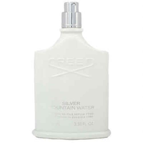 Creed Men`s Silver Mountain Water No Cap Edp Spray 3.3 oz Tester Fragrances