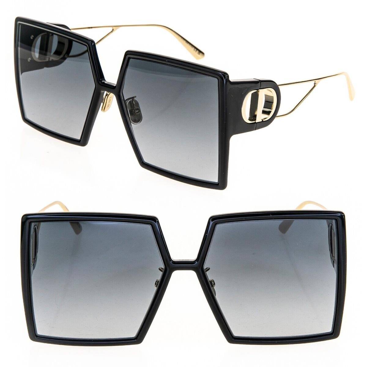 Christian Dior Montaigne Black Gold 30Montaigne SU Oversized Sunglasses CD40030U