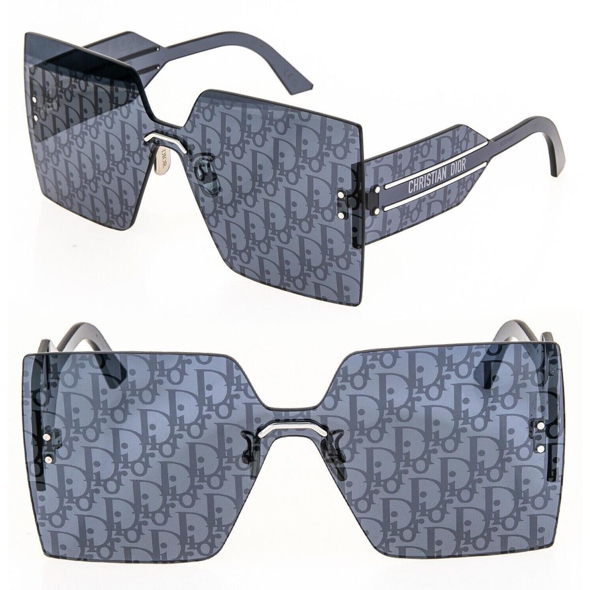 Christian Dior Club Blue Mirror Print Oblique Diorclub M5U - F0B8, Frame: Blue, Lens: Blue