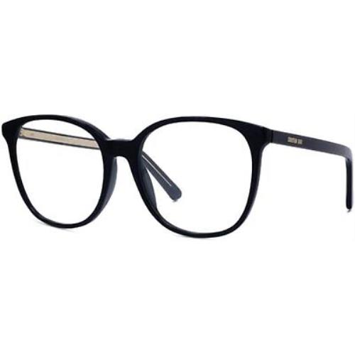 Dior Diorspirito SI Eyeglasses Color 1000 Shiny Black Size 57MM - Frame: Black