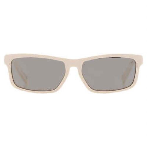 Dior Grey Rectangular Men`s Sunglasses Diorider S2U DM40058U 25C 57