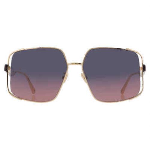 Dior Bordeaux Gradient Butterfly Ladies Sunglasses Archdior S1U CD40037U 10T 61