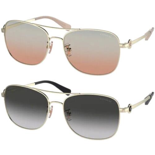 Coach Women`s Navigator Sunglasses w/ Gradient Lens - HC7127