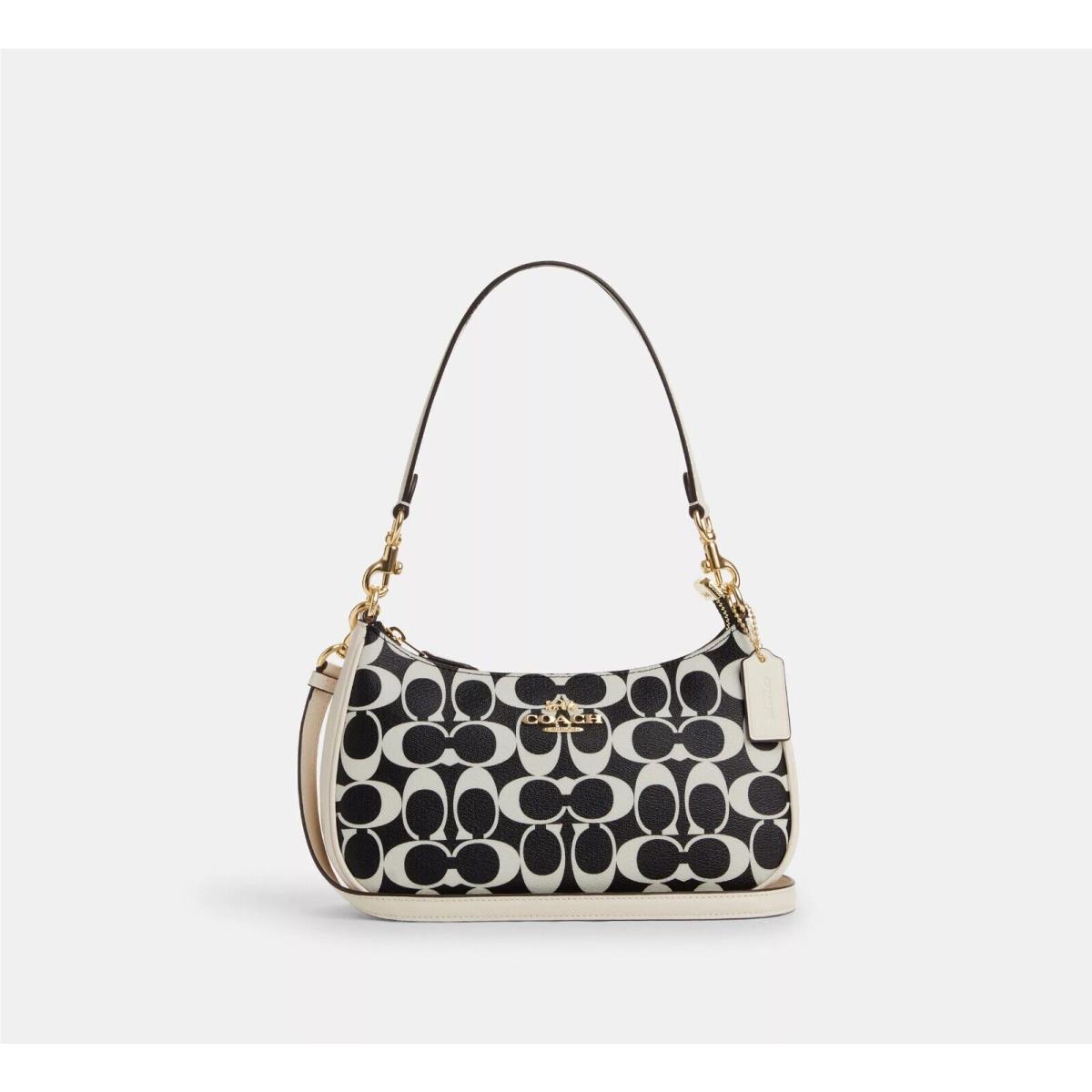 Coach Teri Shoulder Bag In Signature Canvas CQ674 Purse