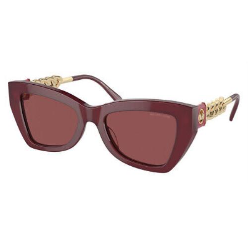 Michael Kors MK2205 Sunglasses Dark Red Transparent / Cordovan