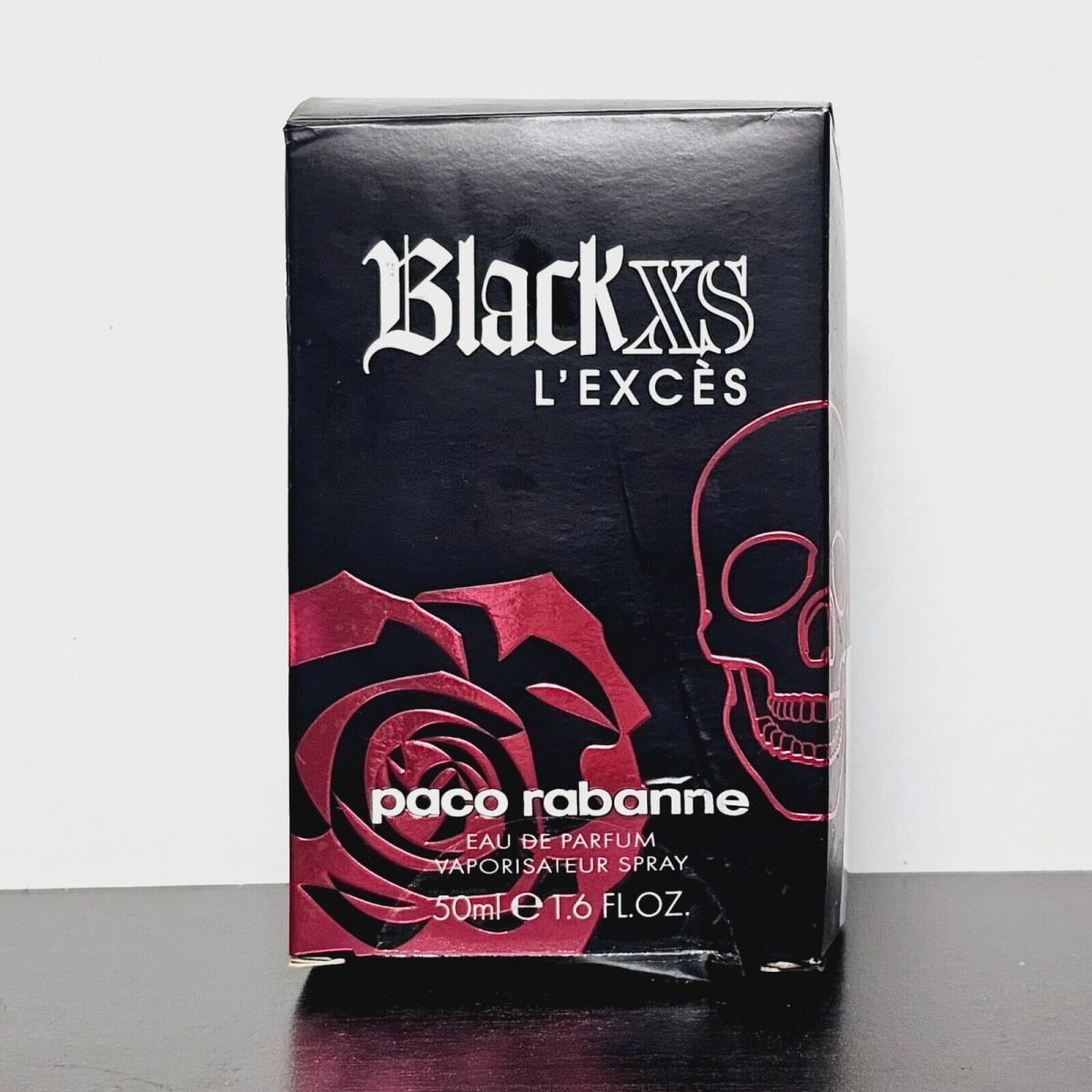 Paco Rabanne Black XS L`exces Women`s Perfume 1.6oz-50ml Edp Spray Rare