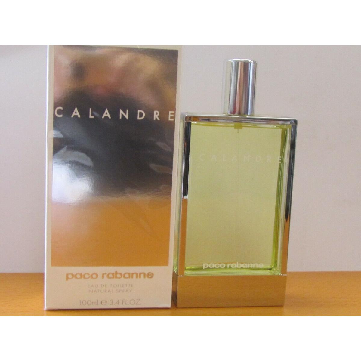 Calandre By Paco Rabanne Perfume Women 3.4 oz Eau De Toilette Spray Rare Sealed