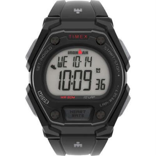 Timex Mens Ironman Classic W/activity HR - Black TW5M49500 - Black