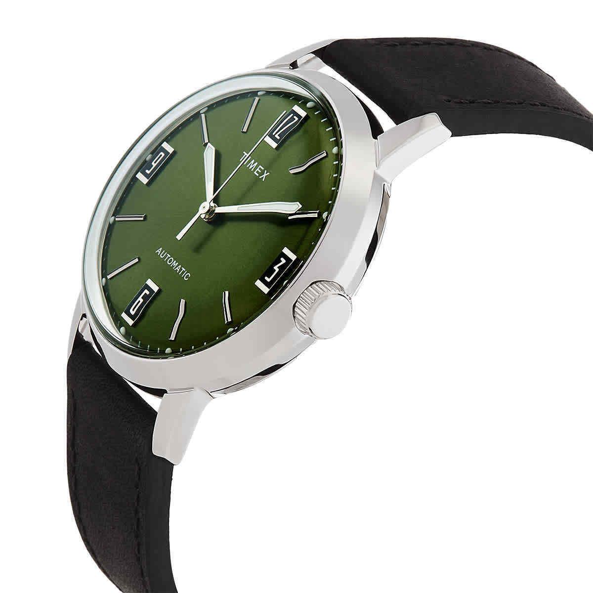 Timex Marlin Automatic Green Dial Men`s Watch TW2V44600