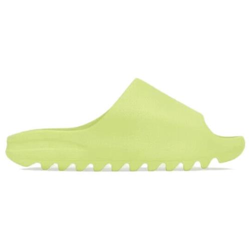Men`s Adidas Yeezy Slide `glow Green` HQ6447 - Green