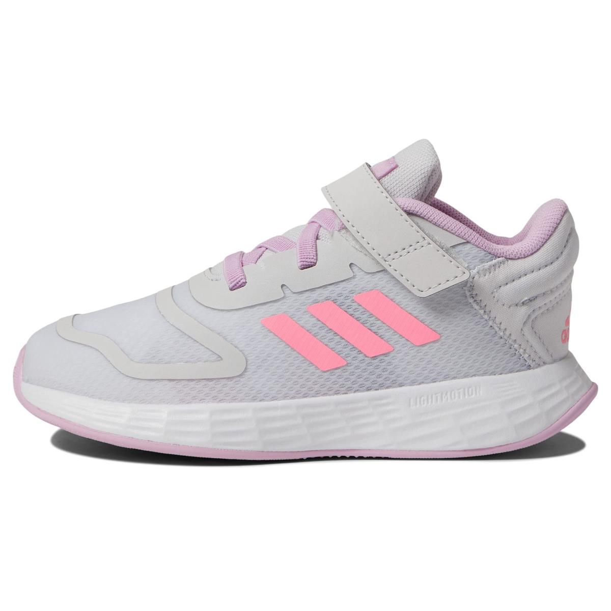 Adidas Unisex-child Duramo 10 Running Shoes Littl Dash Grey/Beam Pink/Bliss Lilac