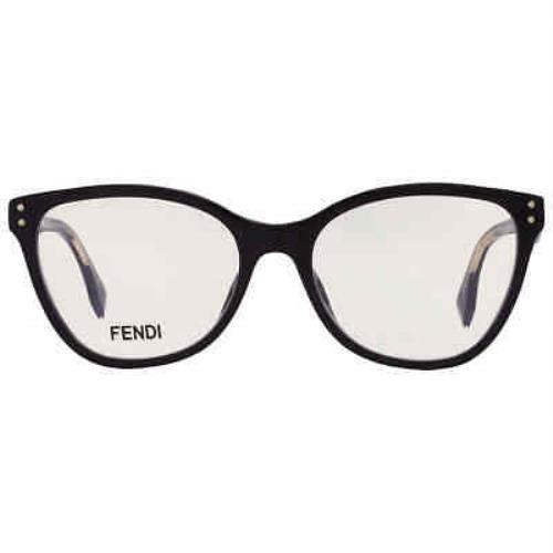 Fendi Demo Cat Eye Ladies Eyeglasses FE50006I 001 53 FE50006I 001 53