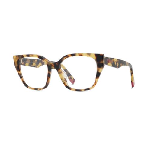 Fendi Way FE50001I 055 Havana Square Women`s Eyeglasses