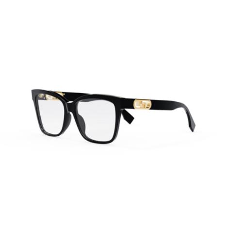 Fendi O`lock FE50025I 001 Black Square Women`s Eyeglasses
