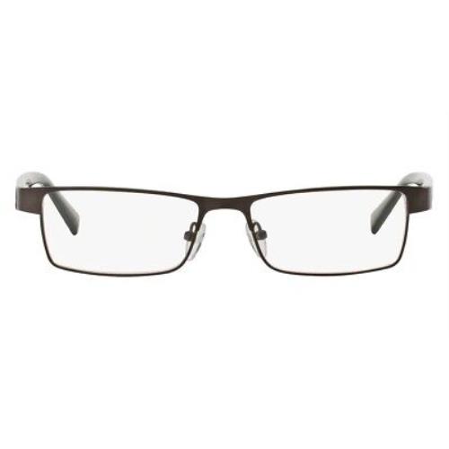 Armani Exchange AX1009 Eyeglasses Men Brown Rectangle 53mm