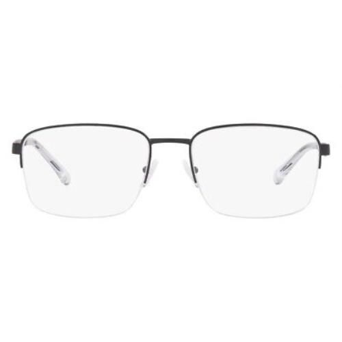 Armani Exchange AX1053 Eyeglasses Men Matte Blue Rectangle 56mm