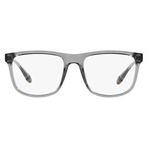 Armani Exchange AX3101U Eyeglasses Shiny Transparent Gray 55