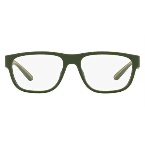 Armani Exchange AX3102U Eyeglasses Matte Olive/lime 56mm