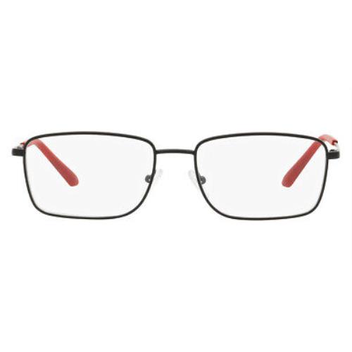 Armani Exchange AX1057 Eyeglasses Matte Black Rectangle 56mm