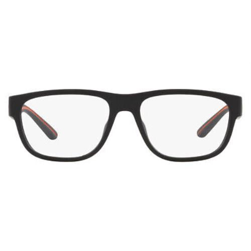 Armani Exchange AX3102U Eyeglasses Matte Black/red 56mm