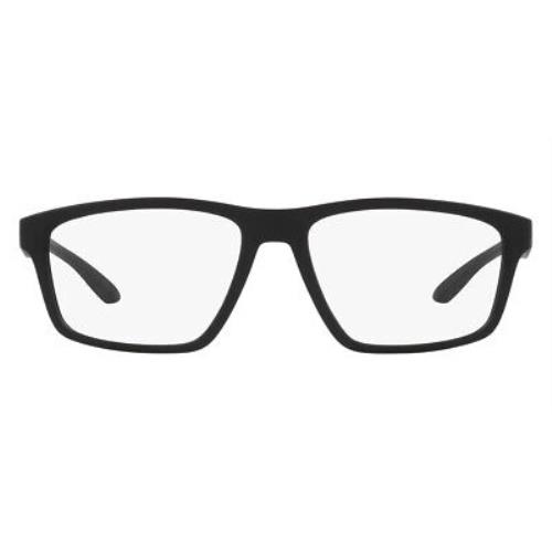 Armani Exchange AX3094 Eyeglasses Men Matte Black Rectangle 56mm