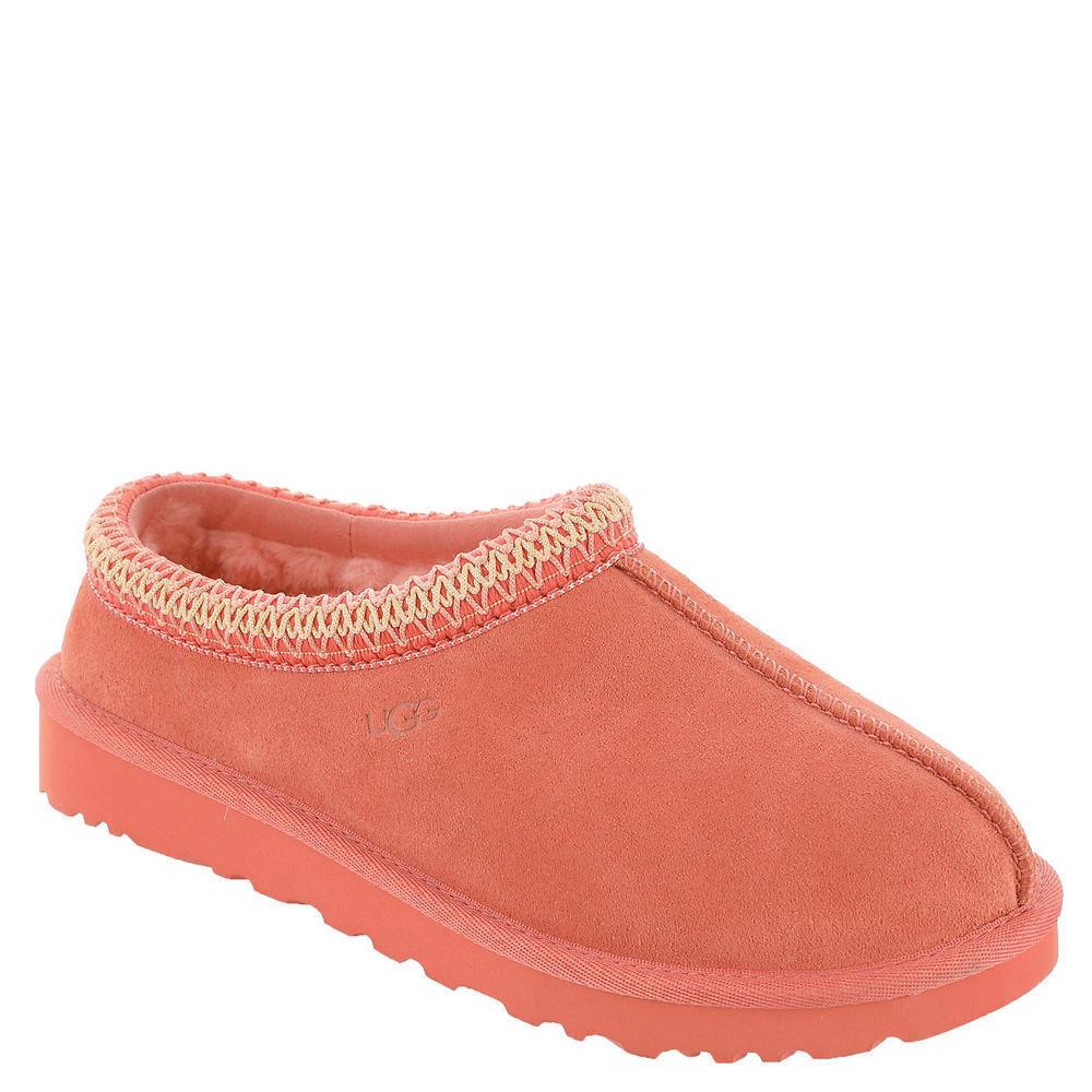 Women`s Shoes Ugg Tasman Suede Sheepskin Slippers 5955 Vibrant Coral - Orange