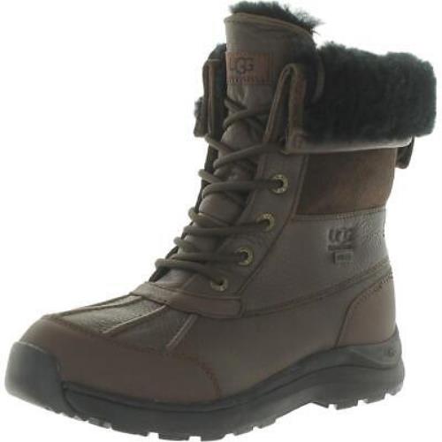Ugg Womens Adirondack Iii Leather Ankle Warm Winter Snow Boots Shoes Bhfo 9647